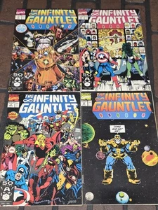 AVENGERS AND THE INFINITY GAUNTLET #1-4 MARVEL - Picture 1 of 4