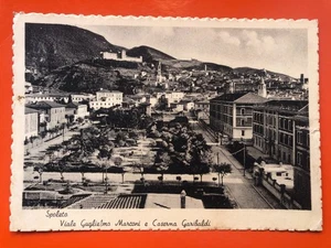 03178 Cartolina Spoleto (PG) Viale G.Marconi e Caserma - Picture 1 of 2