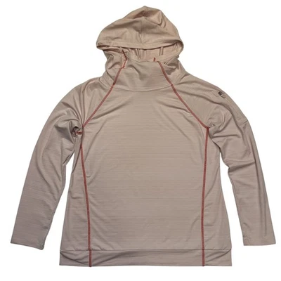 TALBOTS Polvo Rosa Sol Sudadera con Capucha UPF 50+ Manga Larga Exterior Senderismo Camisa Talla S Foto 1 de 4