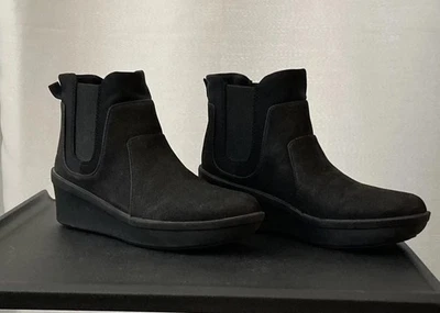 Ботинки Clarks Cloudsteppers на танкетке Chelsie размер 7,5 М черные - Изображение 1 из 4