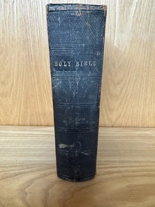 1853 Holy Bible Old & New Testaments Oxford British & Foreign Bible Society D126 - Foto 1 di 10