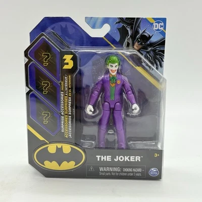Figura de acción Batman El Guasón 3,75" DC Comics Superhéroe Juguete 2022 Spin Master Foto 1 de 4