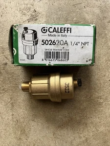 Caleffi 1/4" NPT Entlüfter - 502620A - Bild 1 von 3