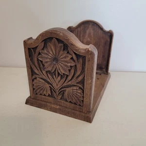 Mcm Plastic Book Rack Holder Sliding Shelf Expandable Leaf Floral Design Vintage - Picture 1 of 5