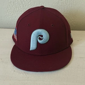 Philadelphia Phillies Cloud Under Bill Hat New Era 59fifty Fitted Cap 7 5/8 - Picture 1 of 9