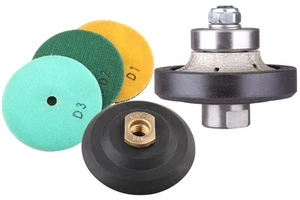 3/8 Zoll Demi-Bullnose Profilier- & Polierset für Granit-/Betonkantenarbeiten - Bild 1 von 1