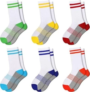 Boys Crew Socks Size 4-7 years Athletic Socks Cotton Calf Socks NEW - Picture 1 of 2