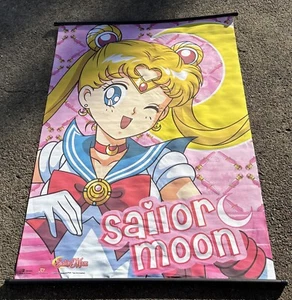 Sailor Moon Poster 44” x 32” Power Rangers Japan Anime Import Fabric Banner - Picture 1 of 5