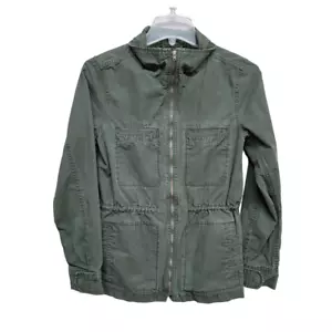 Gap Utility Cargo Military Jacke olivgrün Full Zip leicht Damen XS - Bild 1 von 20
