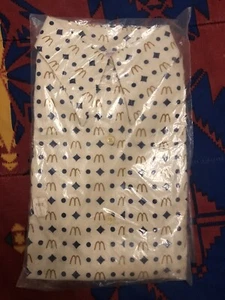 Camisa Uniforme Abotonada AOP Estampado Completo McDonald’s Años 70 De Colección Nueva de Lote Antiguo Talla 10 - Imagen 1 de 5
