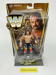 Figura WWE Elite Legends Serie 2 Jake the Snake Roberts TOTALMENTE NUEVA SELLADA JW - Imagen 1 de 14