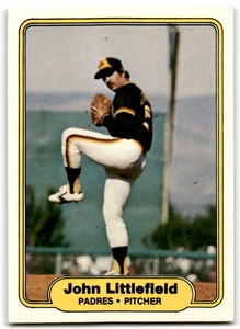 1982 Fleer John Littlefield . San Diego Padres #576B