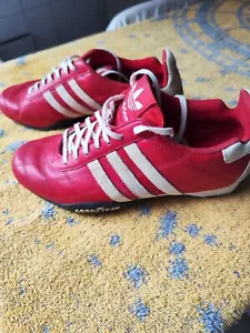 Vintage Adidas Tuscany Goodyear Racing Shoes - red UK 7 - Bild 1 von 3