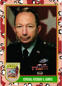 General Ricard G. Graves Desert Storm 1st Series Topps/5 - Picture 1 of 2