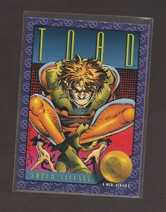 Tarjeta coleccionable Skybox Marvel X-Men Series 2 Toad #79 Super-Villains 1993 - Imagen 1 de 2