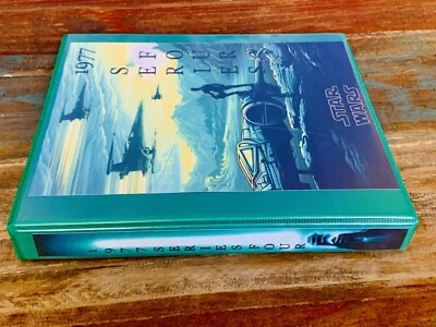 1977 TOPPS STAR WARS SERIES 4 COMPLETE GREEN 66 CARD SET WITH WRAPPER IN BINDER! - Image 1 of 4