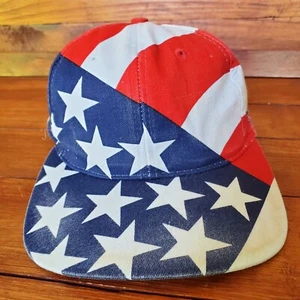 Vintage Olympics Hat Cap Adult American Flag Snapback Global Caps 1994 - Picture 1 of 7