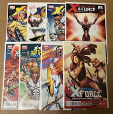 Lot of 8 X-Force Vol 2 #1 4 6 Vol 3 #28 Shatterstar #2 3 4 Uncanny #2 Marvel