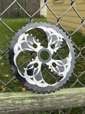 BMX Chainring 44T OPC One Piece Crank Ashtabula Mid School Vintage Bike Sawblade - Image 1 of 4