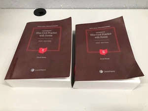 Anderson's Ohio Civil Practice with Forms Volumes 5, 6 Court Rules 2024 Edition - Foto 1 di 3