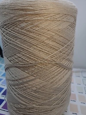 Hilo 100 % seda hilo tejido ganchillo macramé 5 lb 7 oz beige perla  Foto 1 de 3