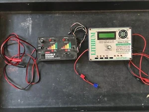 ASTRO FLIGHT 109 1-9 CELLS LITHIUM CHARGER and Hangar 9 Double Vision Charger - Picture 1 of 3