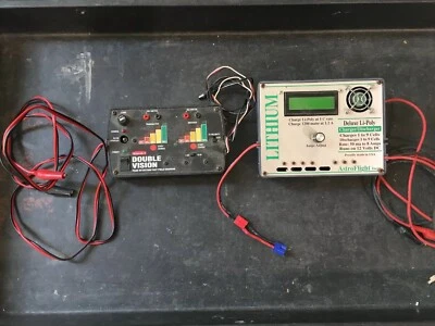 ASTRO FLIGHT 109 1-9 CELLS LITHIUM CHARGER and Hangar 9 Double Vision Charger - Image 1 of 3