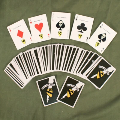 We met the Aircav death cards. Apocalypse Now pack of playing cards AV1130 - Image 1 of 4