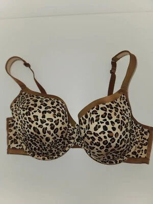 Sujetador Cacique Ligeramente Forrado Con Aros Estampado Animal Lane Bryant 40DD. *A4 Foto 1 de 3