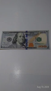 2009 $100 Star Bill Federal Reserve Note Fancy Serial Number JB 22662661* - Picture 1 of 4