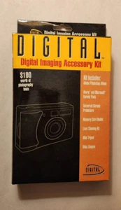 DIGITAL CAMERA IMAGING ACCESSORY KIT, Adobe Photoshop, Mini Tripod...New in Box - Photo 1 sur 8