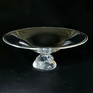STEUBEN MORNING GLORY BOWL, Hand Blown Lead Crystal, 10 1/2", Made in USA, RARE - Picture 1 of 12