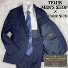 Magnifique costume d'installation homme Canonico Teijin 3B 46 bleu marine