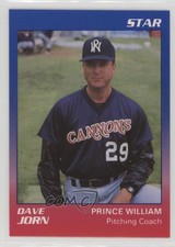 1989 Star Prince William Cannons Dave Jorn #28