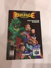 Rampage World Tour Nintendo 64 N64 Authentic Instruction Manual Booklet Only