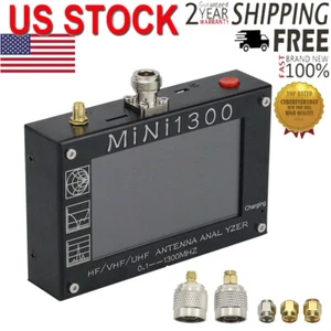 Mini1300 HF/VHF/UHF Antenna Analyzer 0.1-1300MHz 4.3" TFT LCD Touch Screen USA - Picture 1 of 11