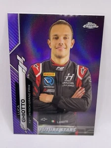 2020 Topps Chrome Formula 1 Luca Ghiotto Future Stars Purple 237/399 #58 - Picture 1 of 2