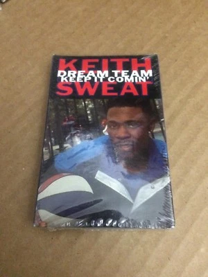 KEITH SWEAT DREAM TEAM KEEP IT COMIN' FACTORY SEALED CASSETTE SINGLE A18 D - Image 1 of 4