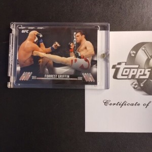 #1/1 Forrest Griffin Vault Proof Card w Holo + COA 2017 Topps UFC Knockout