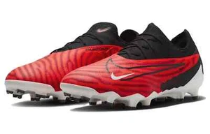 Nike Mens Size 8 Phantom GX Pro FG Red Black Soccer Cleats DD9463-600 - Picture 1 of 6