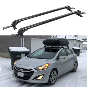 For Hyundai Elantra GT 2/4 Door 43.3" Roof Rack Aluminum Cross Bar Carrier Lock - Bild 1 von 12