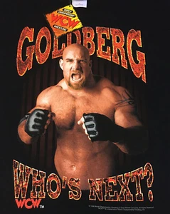 Vintage WCW Goldberg 1998 90s T Shirt WWF WCW Wrestling Size XL New NWT - Picture 1 of 7