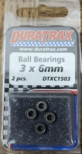 DuraTrax #DTXC1503 1pk of 2pcs Ball Bearings 6mm-Brand New-SHIPS N 24 HOURS - Picture 1 of 3
