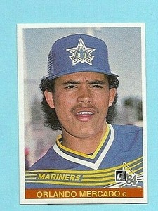 1984 Donruss Baseball #318 Orlando Mercado Mint