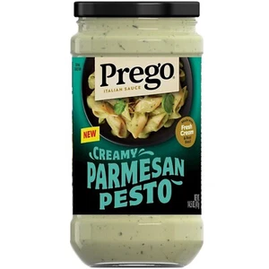 Prego Creamy Parmesan Pesto Pasta Sauce, 14.5 oz Jar - Picture 1 of 4