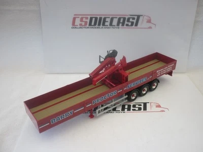 Corgi Modern Truck 1/50 Scale Heavy Haulage Barry Proctor Crane Dropside Trailer - Image 1 of 4