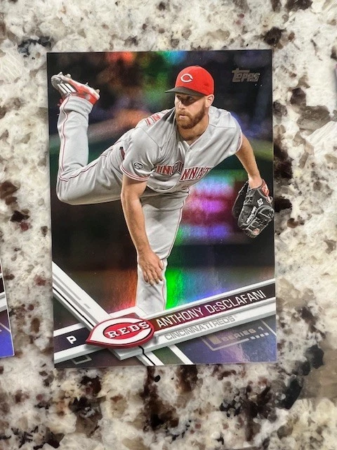 2017 TOPPS SERIES 1 GOLD /2017 CARD CINCINNATI REDS ANTHONY DESCLAFANI #297 - Image 1 of 1