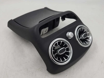 2017 MERCEDES C63S AMG W205 CONSOLE TRASEIRO CENTRAL PRATA PAINEL DE ACABAMENTO DE ABERTURAS A/C - Imagem 1 de 4