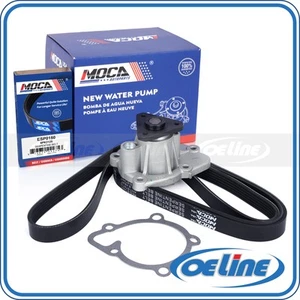 Water Pump w/ Belt for 11-16 Kia Optima Hyundai Sonata 2.0L Turbocharged - Picture 1 of 16