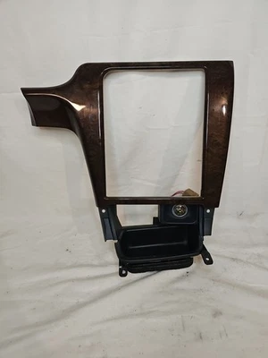 00-04 Subaru Outback Legacy Center Radio Dash Bezel Woodgrain Trim Surround OEM - Image 1 of 4